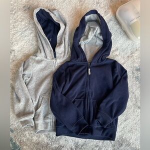 Carter’s Simple Joys zip up hoodies.